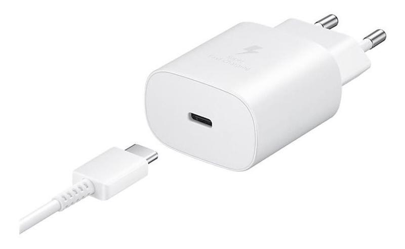 Carregador 25W Samsung C+C Compatível S20 FE Original Imagem de Carregador 25W Samsung C+C Compatível S20 FE Original