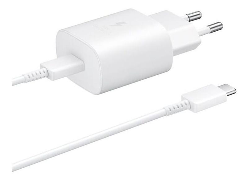 Carregador 25W Samsung C+C Compatível S20 FE Original Imagem de Carregador 25W Samsung C+C Compatível S20 FE Original