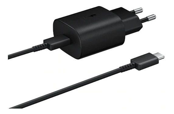 Imagem de Carregador 25W Samsung C+C Preto Compatível S21 5G Original