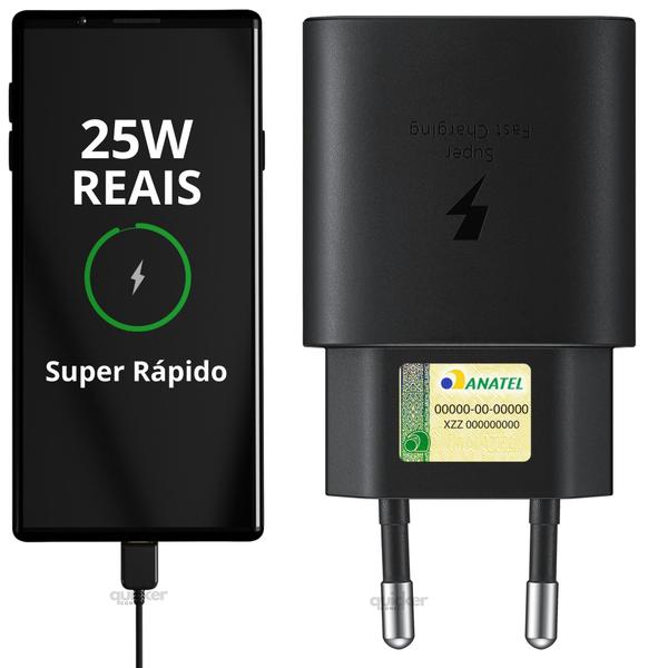 Imagem de Carregador 25W Samsung NOTE 20 5G Original Turbo preto