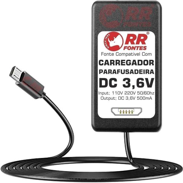 Imagem de Carregador 3,6V Para Parafusadeira Bosch Go 06019H21E1 Fonte