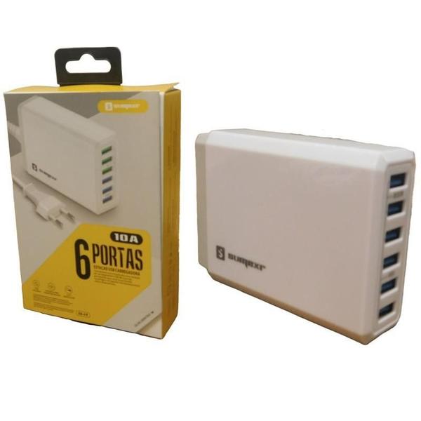 Imagem de Carregador 6 Porta Usb Rápido 10A Universal Sumexr