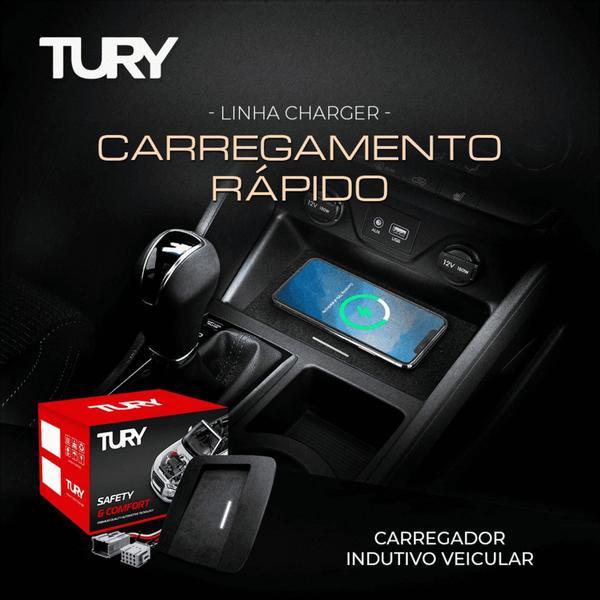 Carregador Automotivo por Indução (Sem Fio) para Peugeot 208 2021 2022 2023 para Android e IOS Tury - ICharger 1.0 H Imagem de Carregador Automotivo por Indução (Sem Fio) para Peugeot 208 2021 2022 2023 para Android e IOS Tury - ICharger 1.0 H