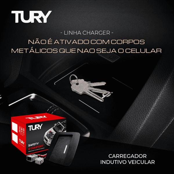Carregador Automotivo por Indução (Sem Fio) para Peugeot 208 2021 2022 2023 para Android e IOS Tury - ICharger 1.0 H Imagem de Carregador Automotivo por Indução (Sem Fio) para Peugeot 208 2021 2022 2023 para Android e IOS Tury - ICharger 1.0 H