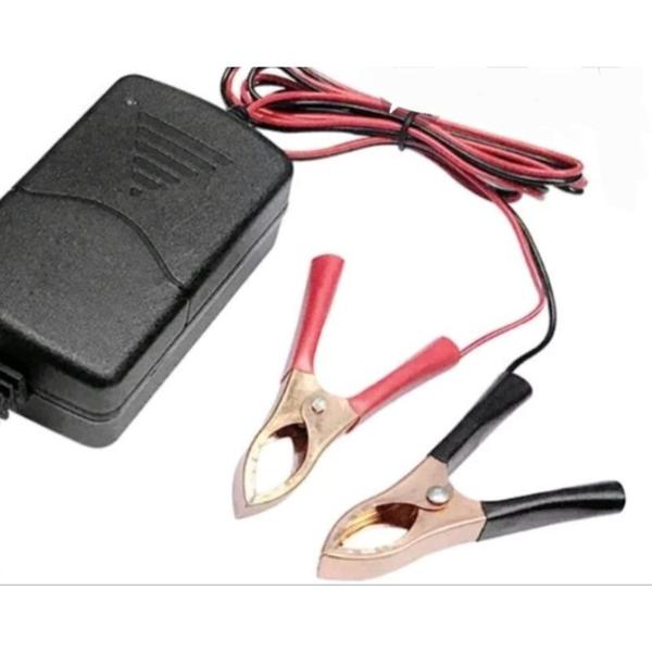 Imagem de Carregador Bateria 12V 2A para Moto C/ Garra Bivolt