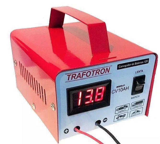 Imagem de Carregador Bateria 12V Inteligente Até 300Amperes Cv5Ah - Trafotron