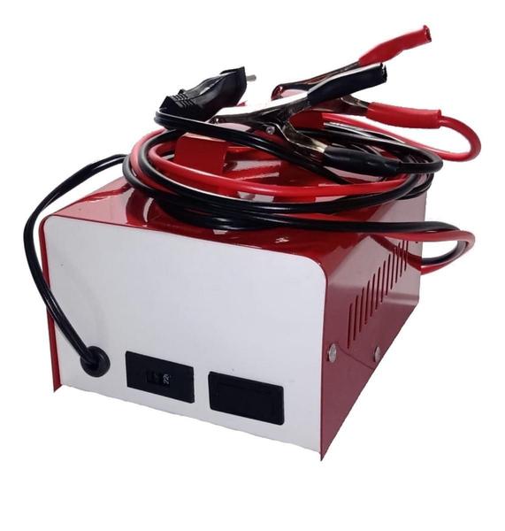 Imagem de Carregador Bateria Carro Moto Inteligente 10Ah 12V Cv10Ah