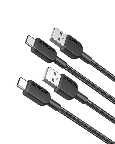 Imagem de Carregador Cable Anker USB A para tipo C, pacote de 3 pés e 2 para Samsung