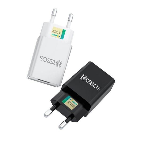 Imagem de Carregador Celular USB Hrebos Com Cabo Lightning HS-165