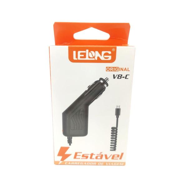 Imagem de Carregador Celular Veicular Micro USB V8 1AH