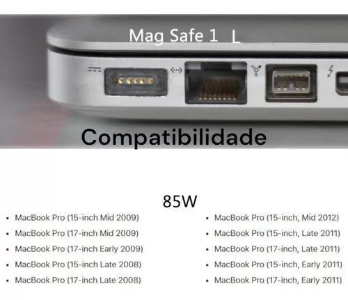 Imagem de Carregador compativel com Macbook Pro L0185 85w Nova