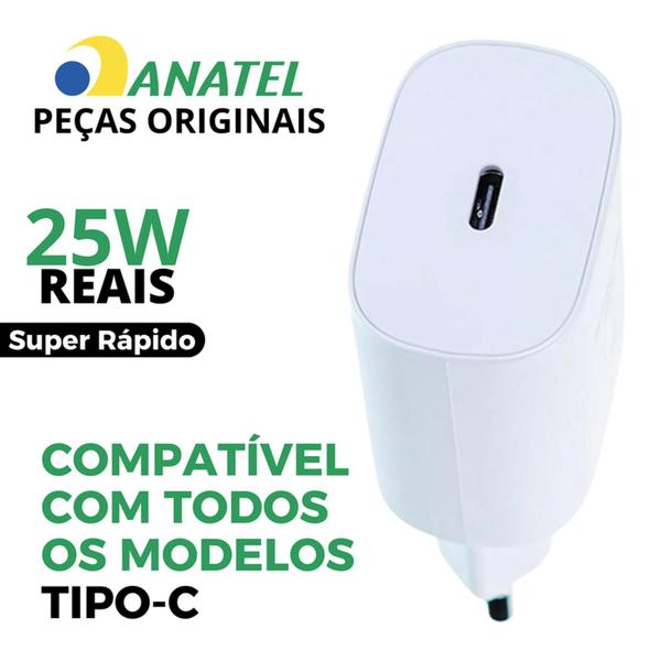 Imagem de Carregador compatível com Samsung Turbo 25w A12