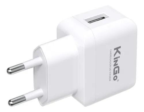 Imagem de Carregador Completo LIGHTNING Fonte e Cabo 1.2A KINGO