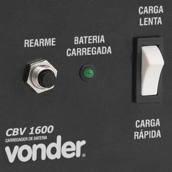 Imagem de Carregador De Bateria 12v Cbv 1600 220v Vonder