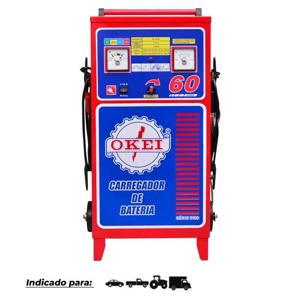 Imagem de Carregador de Bateria 60A 12v CB-60 OKEI