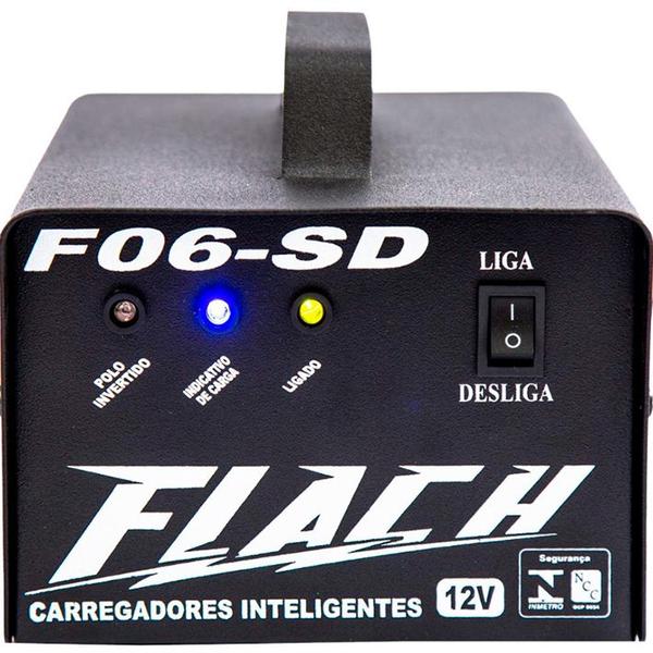 Imagem de Carregador de bateria 6a/12v f06sd flach