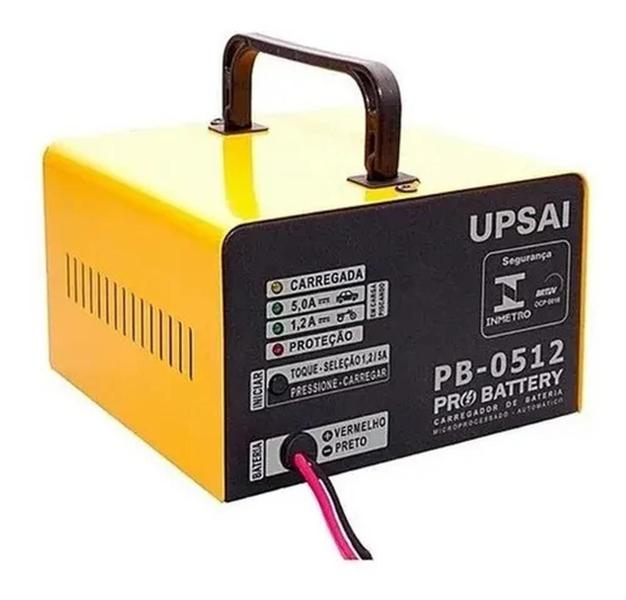 Imagem de Carregador De Bateria Automático 12V Upsai Pb-0512