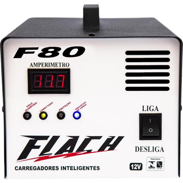 Imagem de Carregador De Bateria Com Aux. De Partida 80a 960w 12v Fach