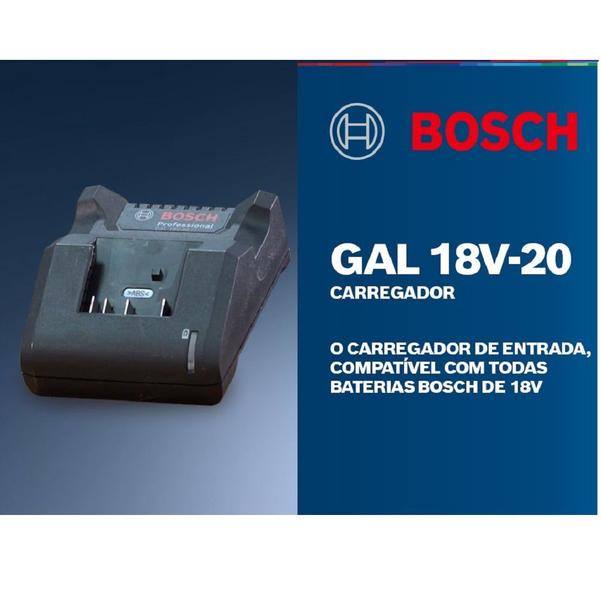 Imagem de Carregador De Bateria GAL18V-20 BR Bivolt 1600A021LA000