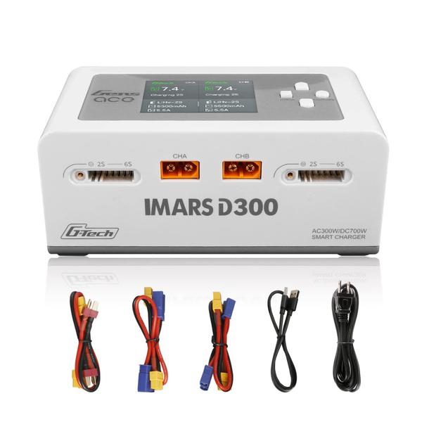 Imagem de Carregador de bateria Lipo Gens Ace IMARS D300 G-Tech 16A 300W