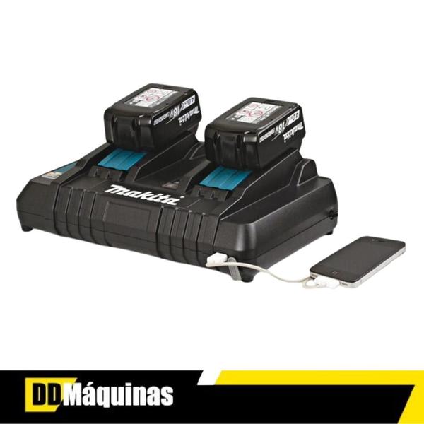 Imagem de Carregador De Baterias 18v Duplo Dc18rd - Makita 110v