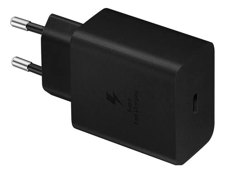 Imagem de Carregador de Celular Fonte Turbo  Usb-c 45w Com Cabo Super Fast Super Rápido Preto Compatível com Modelos Usb-c