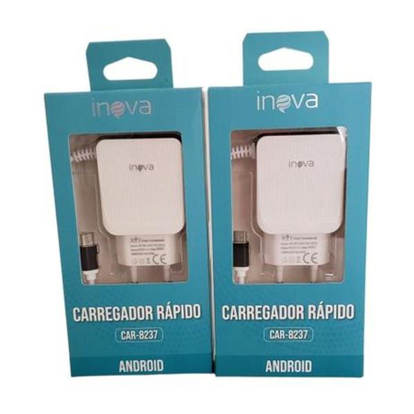 Imagem de Carregador de Celular Rápido 4.1A Entrada V8 Inova