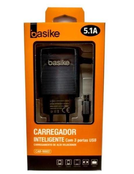 Imagem de Carregador de celular smartphone basike 5.1a car-9018