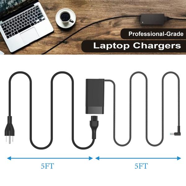 Imagem de Carregador de laptop AYKLCZUU 65W 19,5 V 3,33 A para HP Envy x360