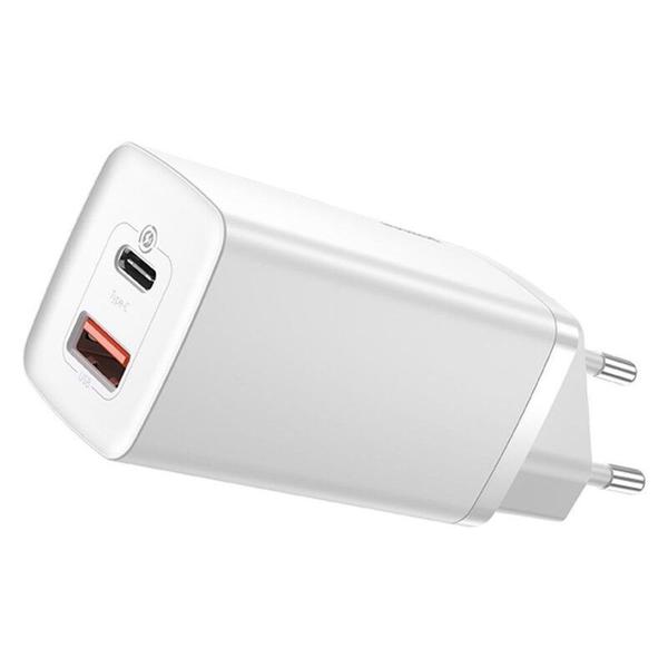 Imagem de Carregador de Parede Baseus CCGAN2L-B02 GAN2 65 W - White