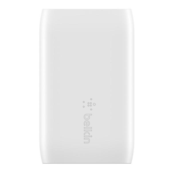 Imagem de Carregador de Parede Belkin 37W Ac USB-C 25W, USB-A 12W + Cabo USB-C A Lightning Branco - WCB007DQ1MWH-B5