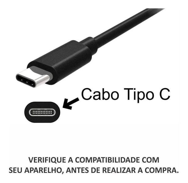 Imagem de Carregador De Parede Motorola Quick Charge 15W Cabo Tipo C