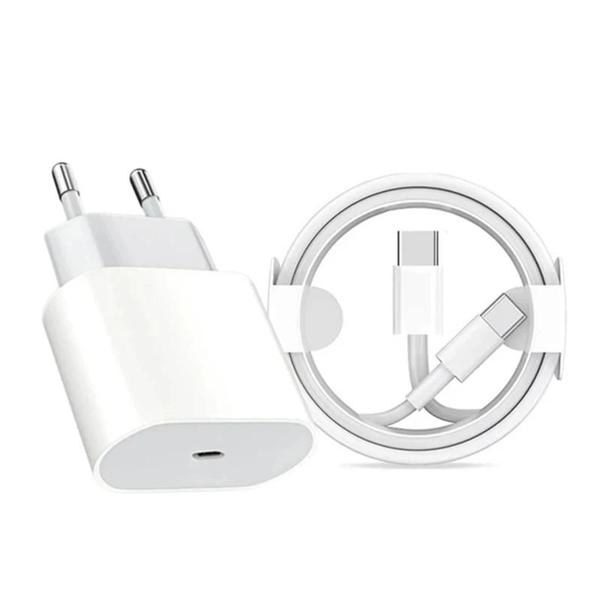 Imagem de Carregador De Parede Rápido USB C PD De 35 W Para iPhone 15 16 pro Max 15 plus Com Cabo USB-C Para