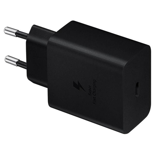 Imagem de Carregador de parede Super Fast Charging 45W Cabo USB-C Preto