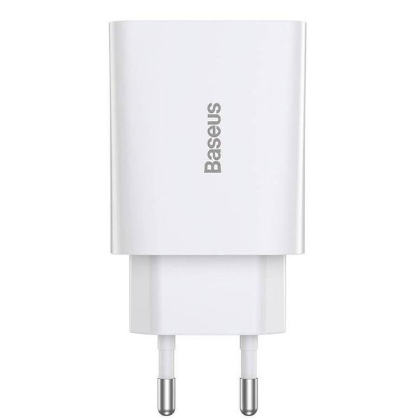 Imagem de Carregador de Parede USB-C Baseus CCFS-SN02 Mini 20 W - White