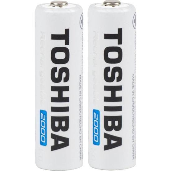 Imagem de Carregador de Pilha USB TNHC-6GME2 CB (C/2 Pilhas AA 2000 MAh) Toshiba F002