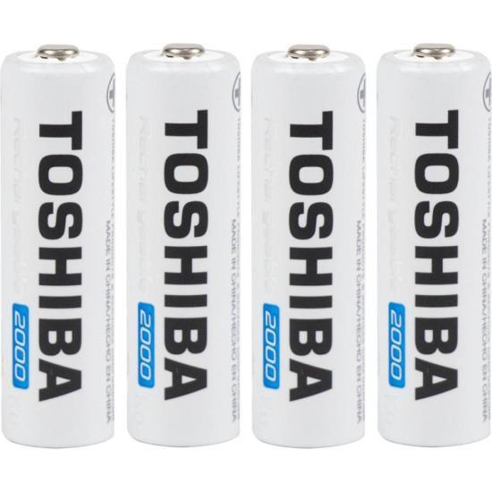 Imagem de Carregador de Pilha USB TNHC-6GME4 CB (C/4 Pilhas AA 2000 MAh) Toshiba F002