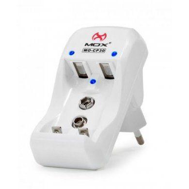 Carregador De Pilhas Aa Aaa Bateria 9v Mox Bivolt Cp30 Imagem de Carregador De Pilhas Aa Aaa Bateria 9v Mox Bivolt Cp30