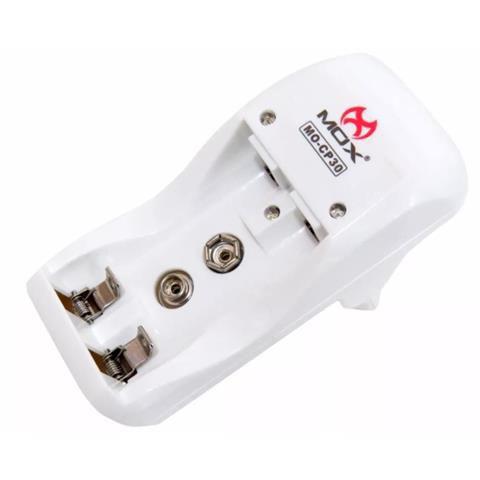 Carregador De Pilhas Aa Aaa Bateria 9v Mox Bivolt Cp30 Imagem de Carregador De Pilhas Aa Aaa Bateria 9v Mox Bivolt Cp30