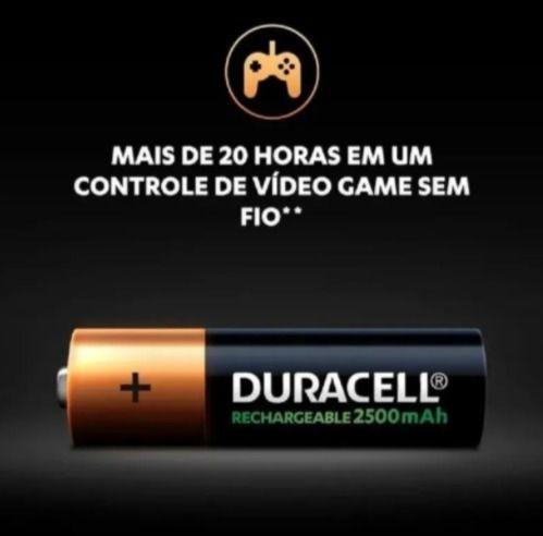 Imagem de Carregador De Pilhas Aa/aaa Duracell C/4 Pilhas Aa