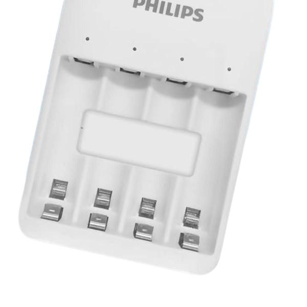 Imagem de Carregador De Pilhas Philips Com 4 Pilhas AA de 2450mah