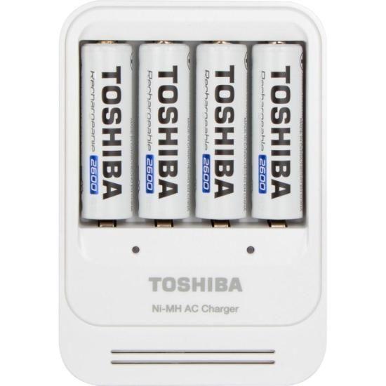 Imagem de Carregador de Pilhas TNHC-6GAE4 CB (C/4 Pilhas AA 2600mAh) Toshiba F002