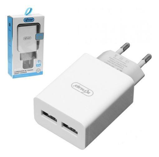 Imagem de Carregador De Tomada 2 Portas Usb Smart Charger 5.1A