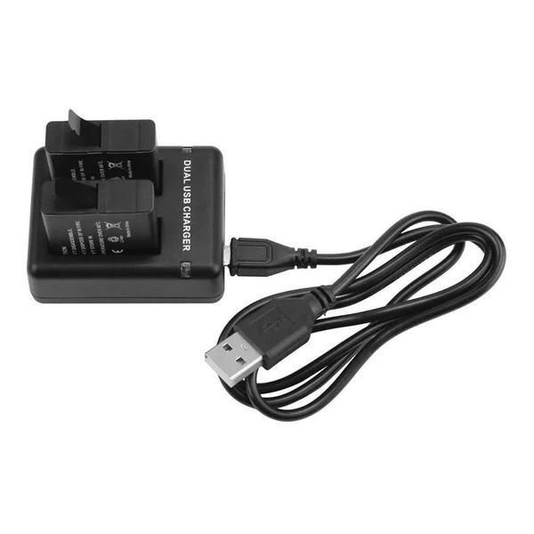 Imagem de Carregador Duplo Dual Usb para Hero 5/6/7/8 L