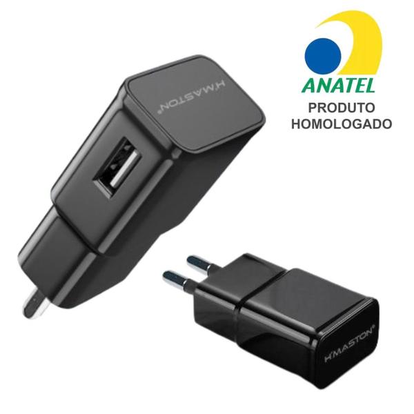 Imagem de Carregador Fonte 3.1 Fast + Cabo Micro Usb V8 Para Motorola