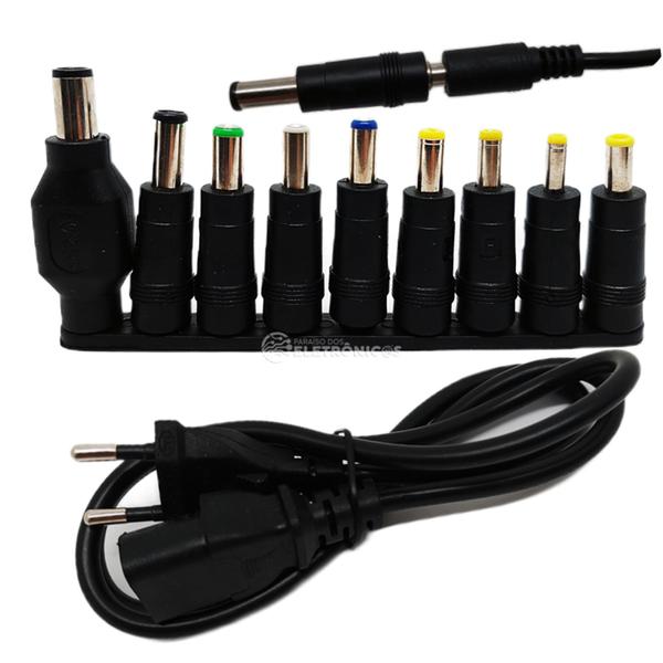 Imagem de Carregador Fonte  Universal Para Notebook Com 9 Conectores De 12-24 Volts 120W JT120W