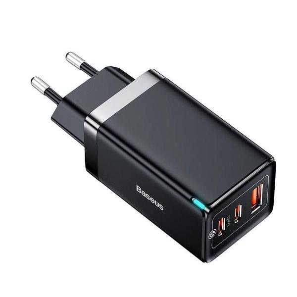 Imagem de Carregador GAN 65W com Carga Rápida 4.0 - Tipo C, PD e USB - Compatível com iPhone 15/14/13 e Laptops