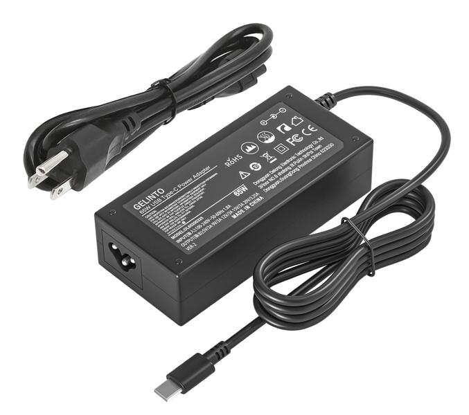 Carregador GELINTO 65W USB C para Lenovo Thinkpad/Chromebook/Yoga Imagem de Carregador GELINTO 65W USB C para Lenovo Thinkpad/Chromebook/Yoga