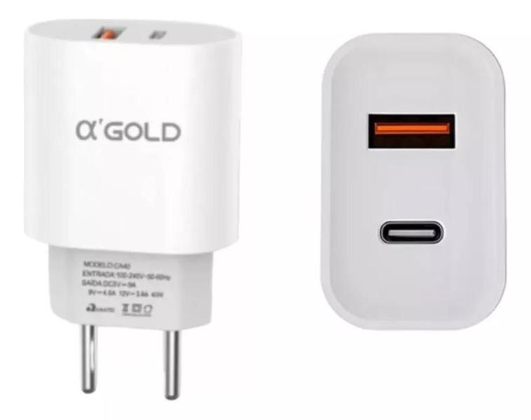 Imagem de Carregador gold Original Turbo Usb-c para Moto G/e/x/z