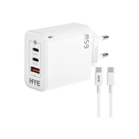 Imagem de Carregador Hye HYEC79C c/Cabo USB-C Bivolt 65W